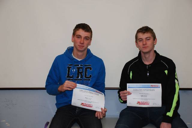 První dva studenti získali certifikát SolidCAM